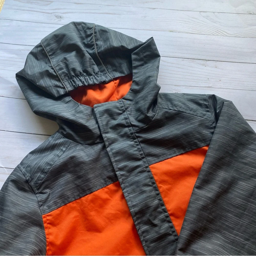 Boys FADED GLORY Hooded Zip Up Lightweight Windbreaker Jacket Size XS
